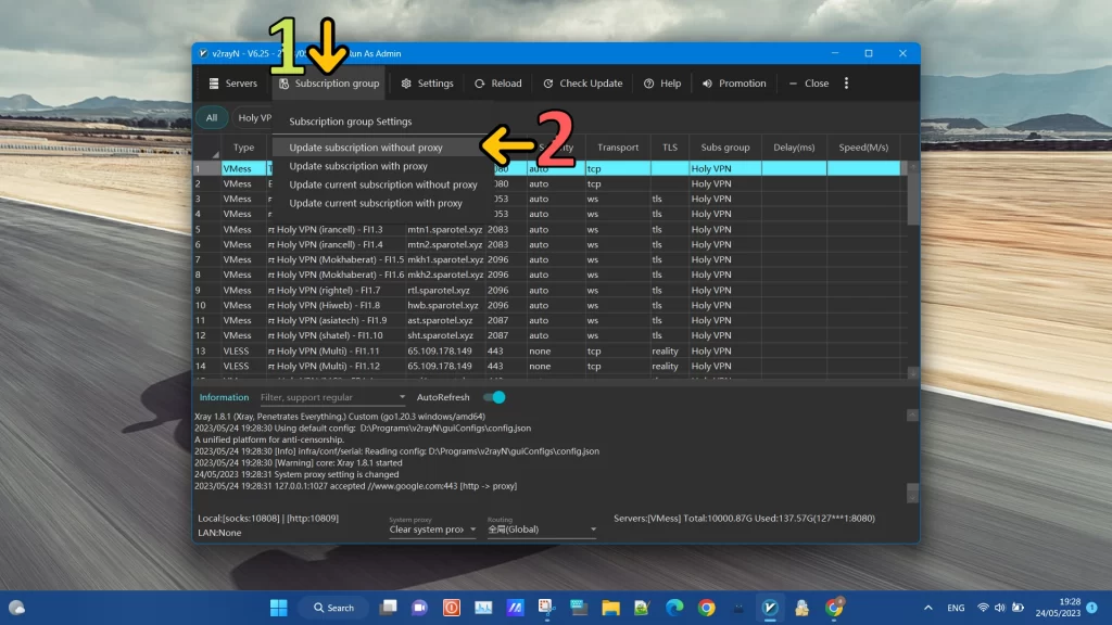 v2rayn windows tutorial 9