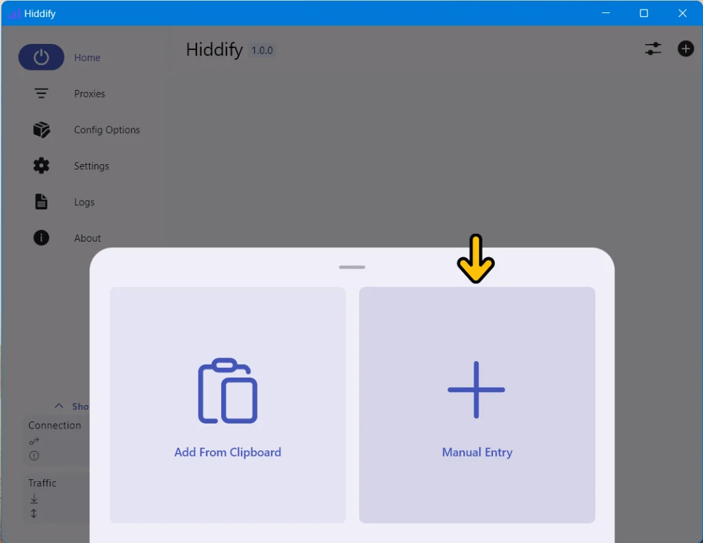 Hiddify Next windows tutorial 4