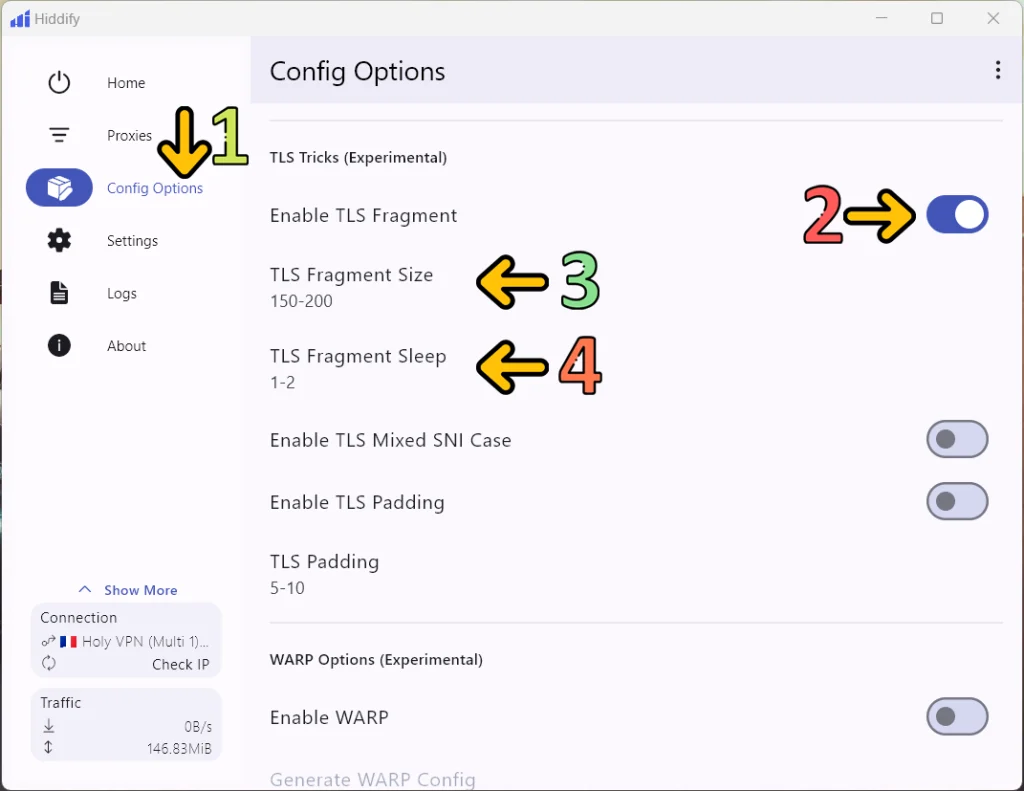 Hiddify Next windows tutorial 9